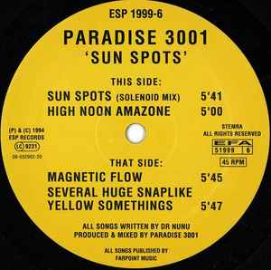 Sun Spots - Paradise 3001
