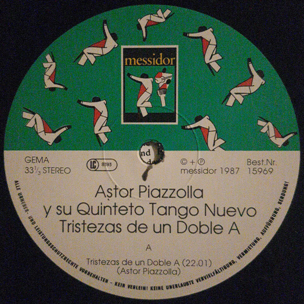 Astor Piazzolla Y Su Quinteto Tango Nuevo - Tristezas De Un Doble