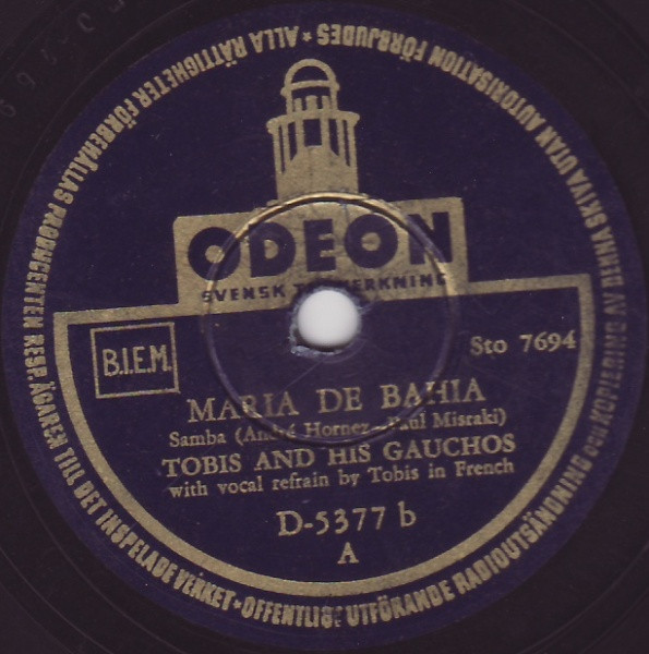 descargar álbum Tobis And His Gauchos - Morena Maria De Bahia