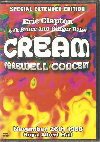 Cream – Farewell Concert (2005, ALL region, DVD) - Discogs