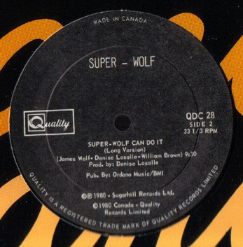 Super-Wolf – Super-Wolf Can Do It (1980, Vinyl) - Discogs