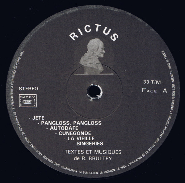 Album herunterladen Rictus - Candide Pangloss Cunégonde Et Les Autres
