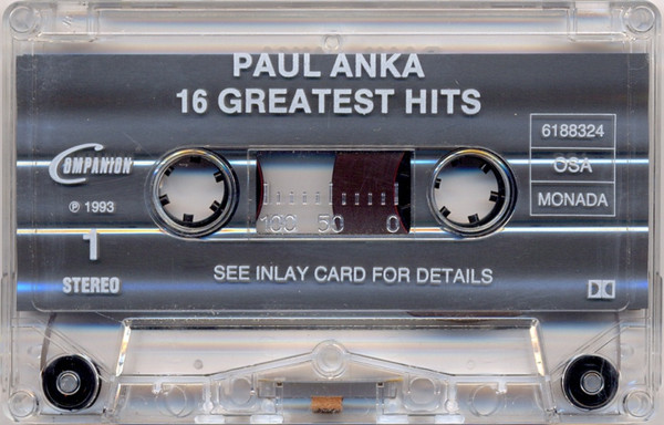 descargar álbum Paul Anka - 16 Greatest Hits