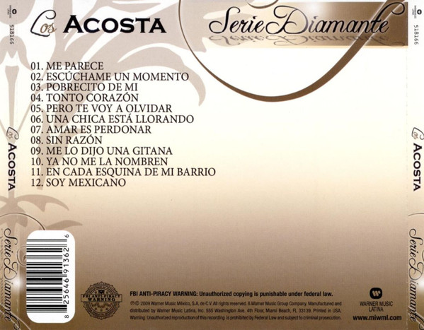 descargar álbum Los Acosta - Serie Diamante