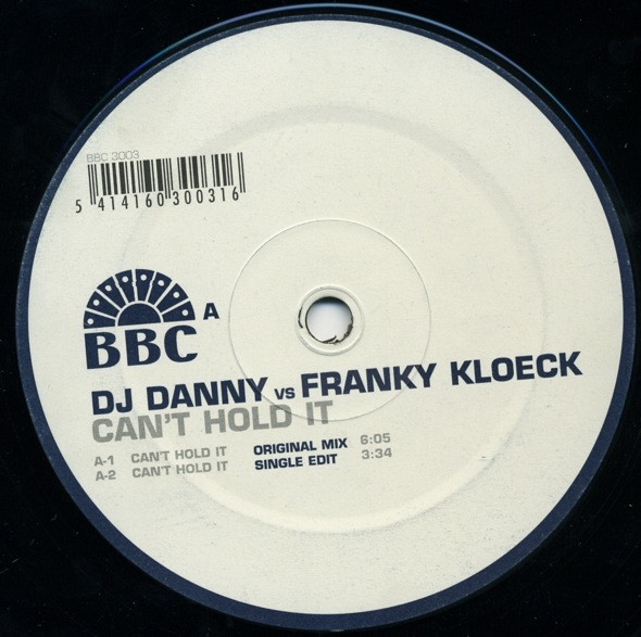 DJ Danny vs. Franky Kloeck – Can’t Hold It
