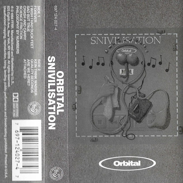 Orbital – Snivilisation (1994, Cassette) - Discogs