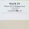 Mark IV (2) - Signs Of A Dying Love