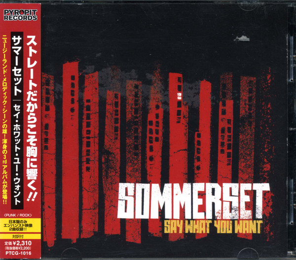 Sommerset – Say What You Want (2004, CD) - Discogs