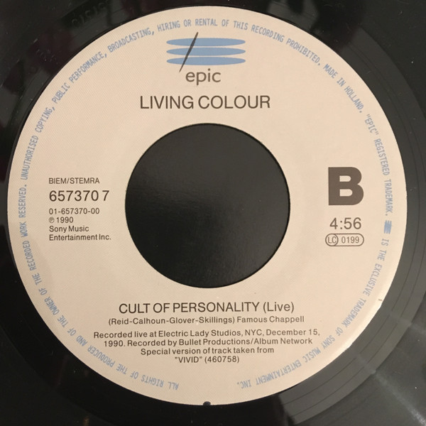 Album herunterladen Living Colour - Talkin Loud And Sayin Nothing