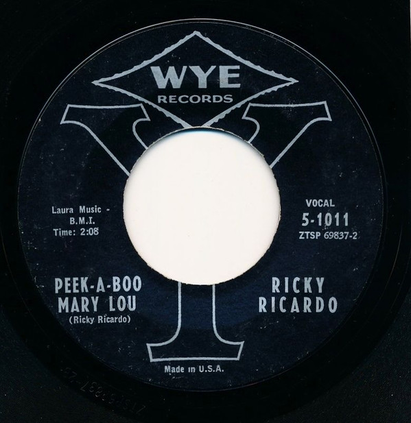 lataa albumi Ricky Ricardo - Peek A Boo Mary Lou I Wish For Someone