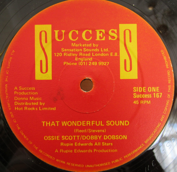 Ossie Scott / Dobby Dobson – That Wonderful Sound / My Little Red