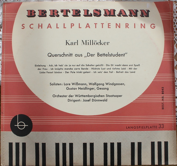 baixar álbum Karl Millöcker, Orchester der Württembergischen Staatsoper - Querschnitt Aus Der Bettelstudent