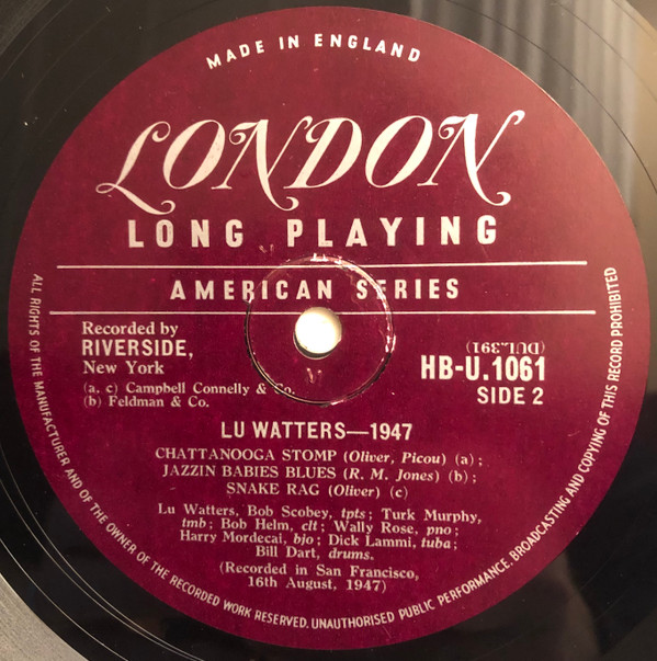 ladda ner album Lu Watters - 1947