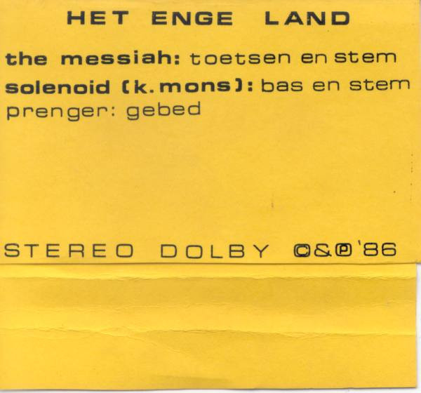 last ned album Solenoid en The Messiah - Het Enge Land