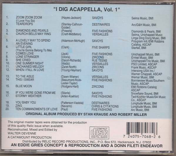 Album herunterladen Various - I Dig Acappella Vol 2