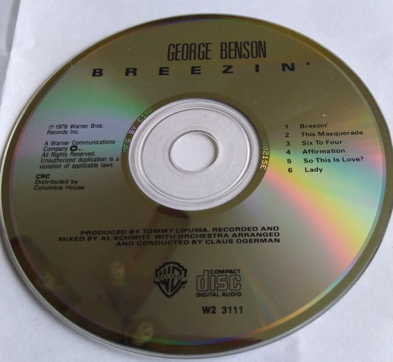 George Benson - Breezin' | Warner Bros. Records (W2 3111) - 4