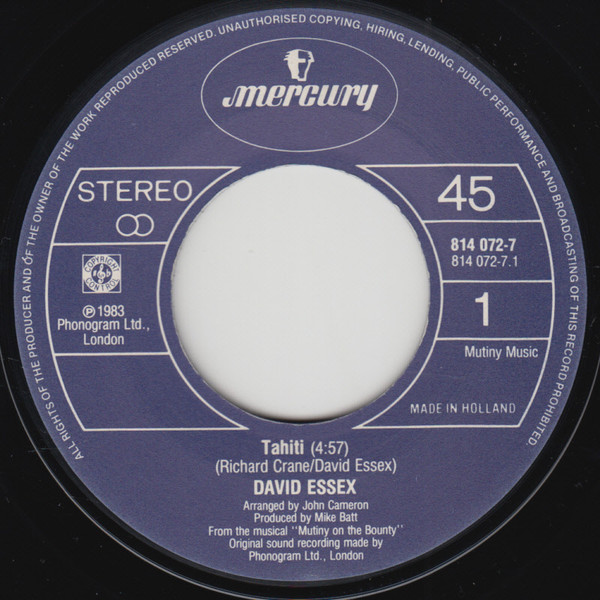 ladda ner album David Essex - Tahiti