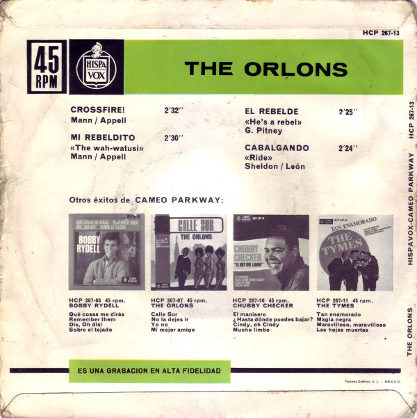 ladda ner album The Orlons - Nuevos Exitos