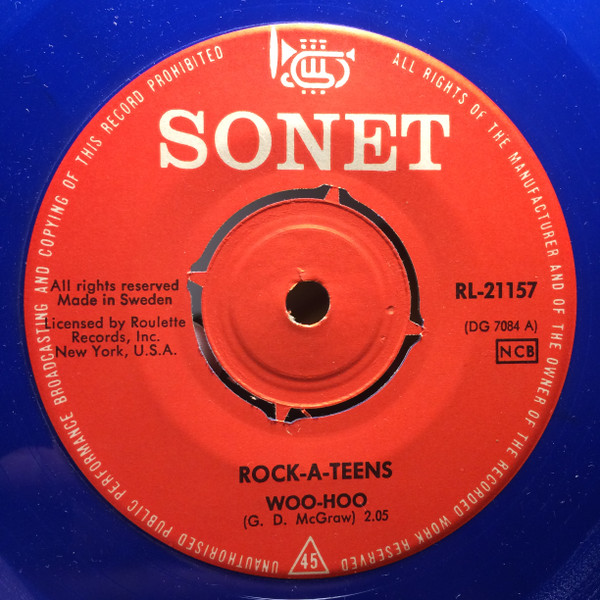 The Rock-A-Teens – Woo-Hoo (1959, Blue , Vinyl) - Discogs