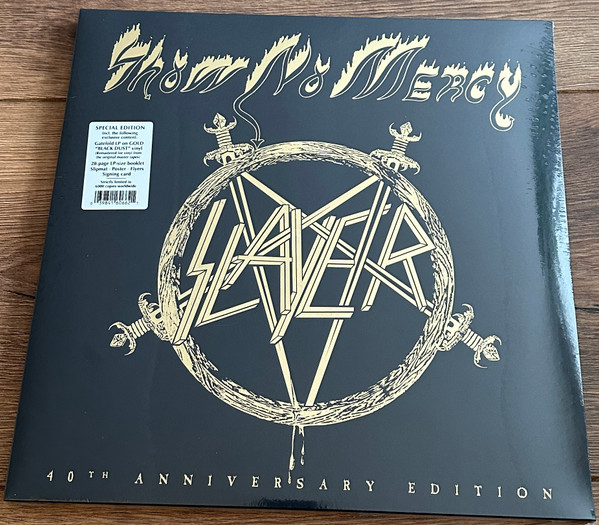 Slayer – Show No Mercy (2024, Gold 