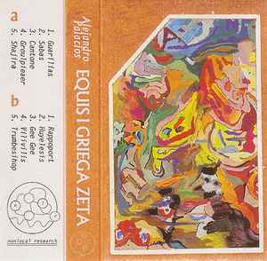 Alejandro Palacios - Equis I Griega Zeta album cover