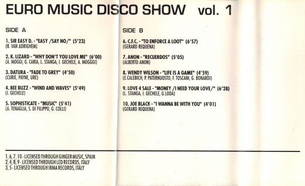last ned album Various - Euro Music Disco Show Vol 2