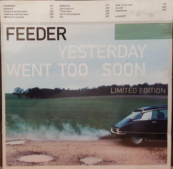 Feeder – Yesterday Went Too Soon (1999, CD) - Discogs