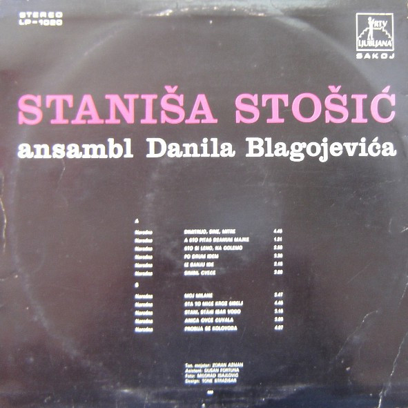 ladda ner album Staniša Stošić I Ansambl Danila Blagojevića - Staniša Stošić