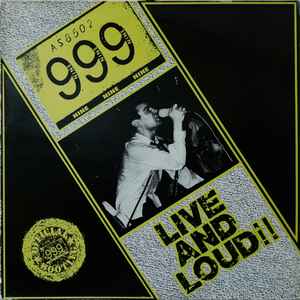 999 - Live And Loud!! album cover