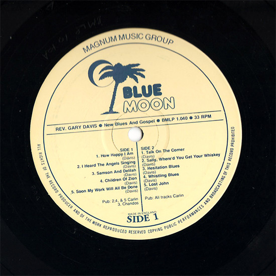 ladda ner album Reverend Gary Davis - New Blues And Gospel