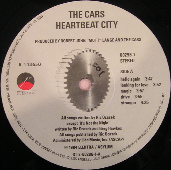 The Cars - Heartbeat City | Elektra (60296-1) - 3