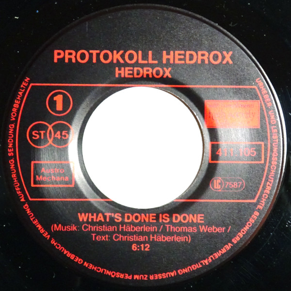 lataa albumi Hedrox - Whats Done Is Done