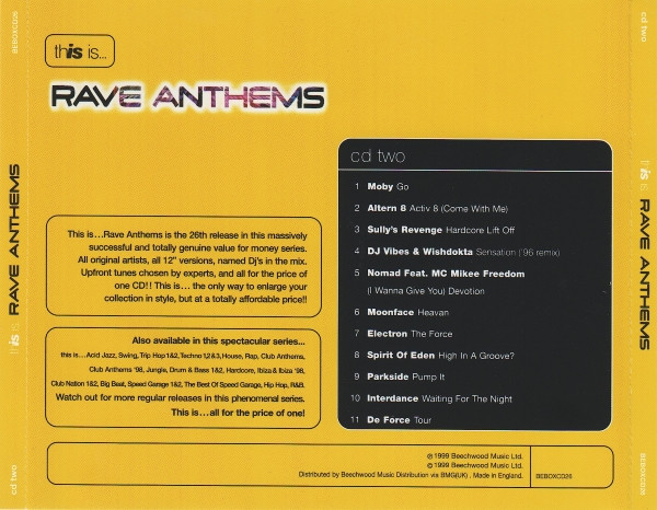 Album herunterladen Various - This Is Rave Anthems