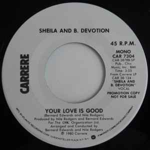 Sheila & B. Devotion – Your Love Is Good (1980, Vinyl) - Discogs