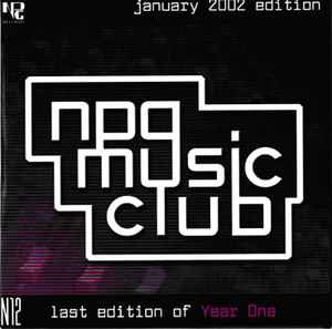 Prince NPG Music Club January 2002 Edition Cardsleeve CDr