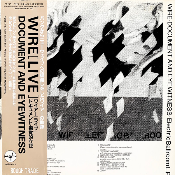 WIRE DOCUMENT AND EYEWITNESS. 送料無料 - 洋楽