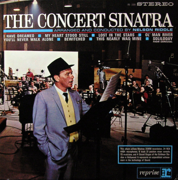 Обложка конверта виниловой пластинки Frank Sinatra - The Concert Sinatra