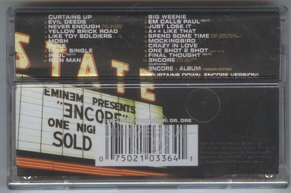 Eminem Encore + Bonus Disc Japanese Double Cd UICS-9029 Encore +