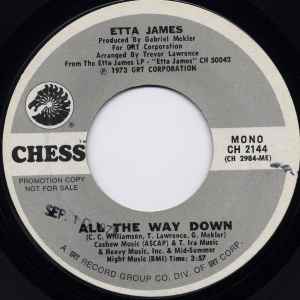 Etta James – All The Way Down (1973, Vinyl) - Discogs