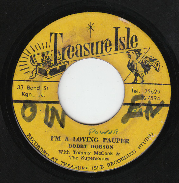 Dobby Dobson / Tommy McCook – Loving Pauper / Sir Don (1967, Vinyl 