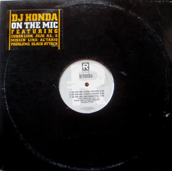 DJ Honda – On The Mic (1998, Vinyl) - Discogs