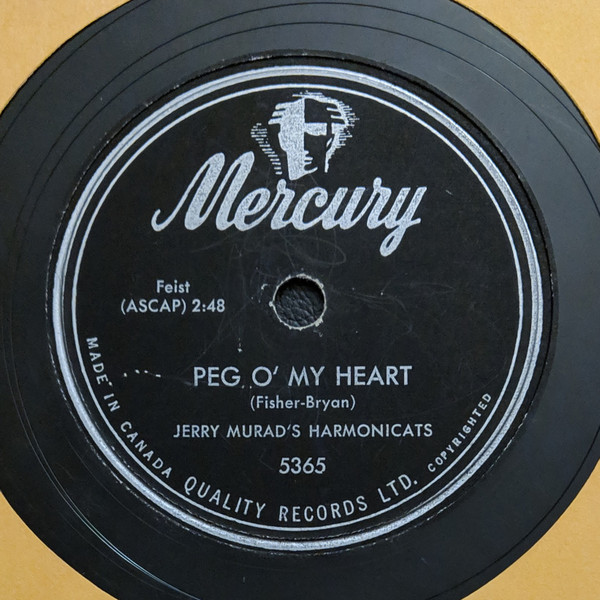 ladda ner album Jerry Murad's Harmonicats - Peg O My Heart Harmonica Boogie