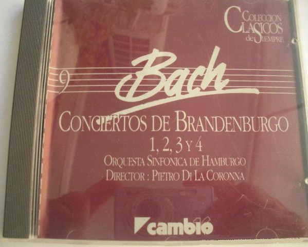 last ned album Bach, Orquesta Sinfonica De Hamburgo, Pietro Di La Corona - Conciertos De Brandenburgo 1 2 3 y 4