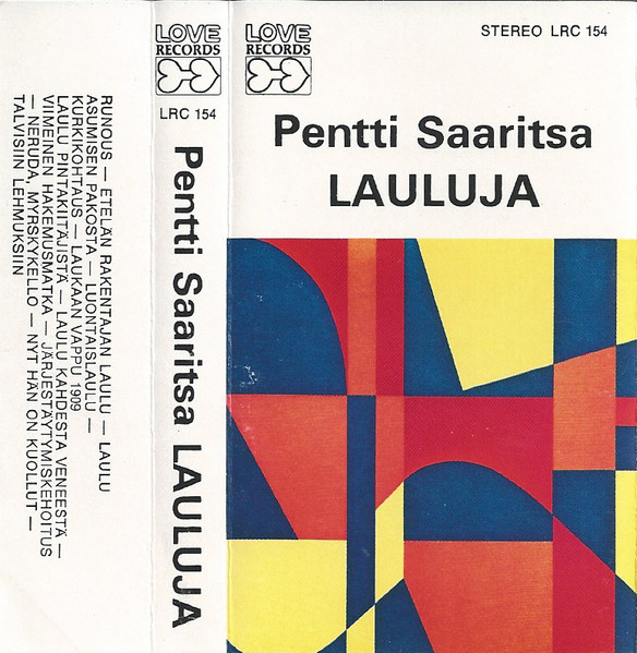 Pentti Saaritsa – Lauluja (1976, Cassette) - Discogs