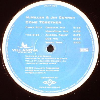 télécharger l'album M Miller & Jim Connor - Come Together