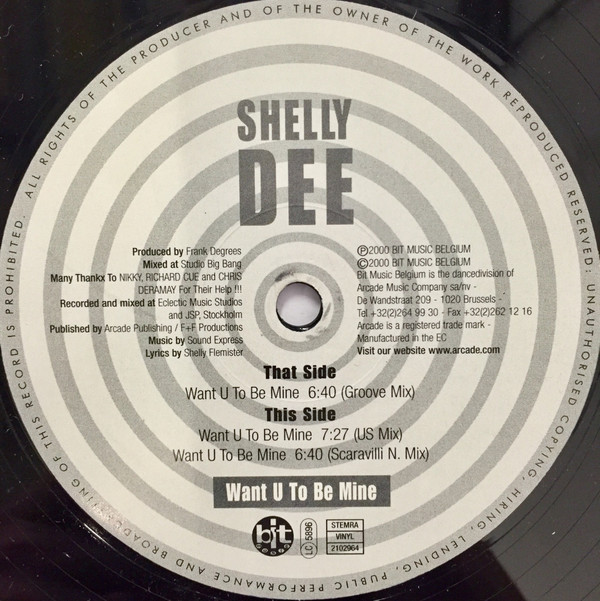 baixar álbum Shelly Dee - Want U To Be Mine