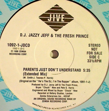 DJ Jazzy Jeff u0026 The Fresh Prince – Parents Just Don't Understand (1988