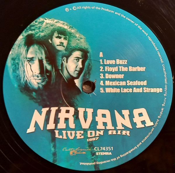 Nirvana – Live On Air 1987 (2017, 180gram, Vinyl) - Discogs