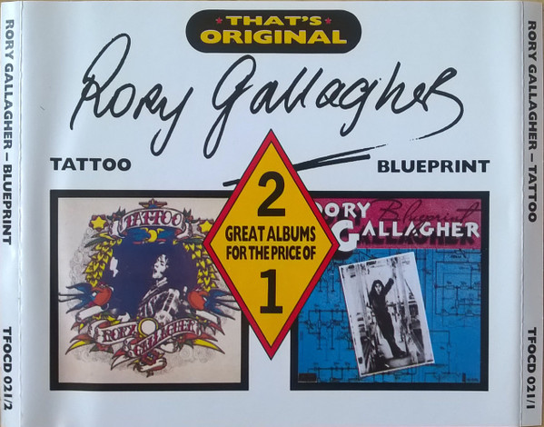 Rory Gallagher – Tattoo / Blueprint (1989, CD) - Discogs
