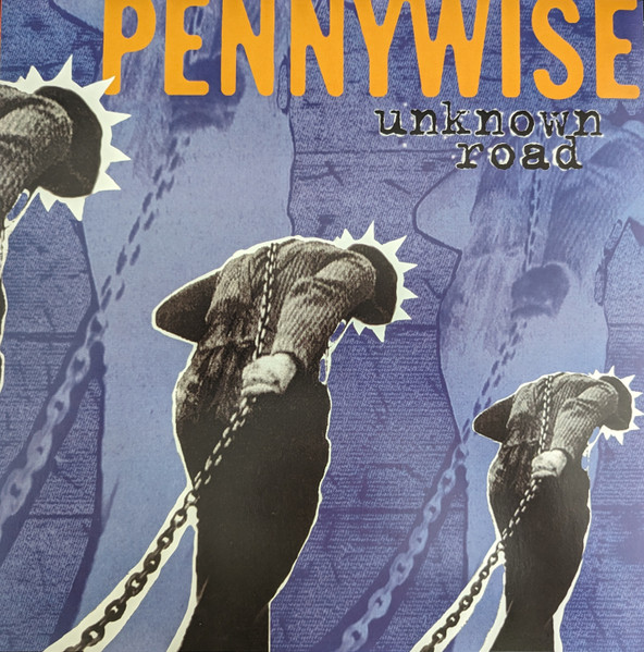 Pennywise – Unknown Road (2023, Blue w/ Orange Splatter, Vinyl